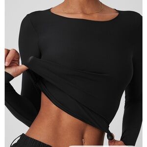 Black Long Sleeve Women's Top